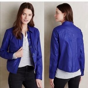 Anthropologie Hei Hei‎ Wax Coated Utility Swing jacket